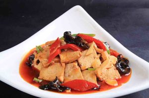 spicy fried tofu