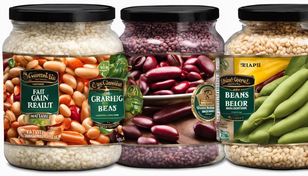 A variety of beans in different colors and sizes, showcasing the nutritional power of beans for a healthy diet.
