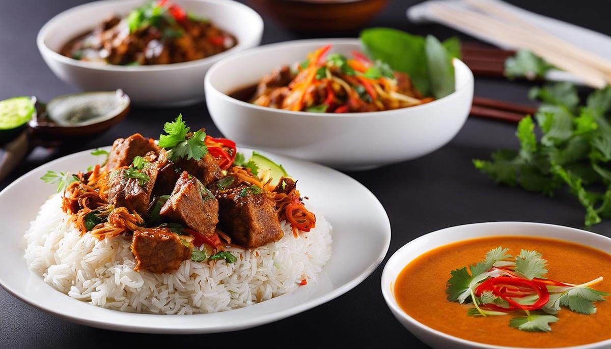 A vibrant dish from Indo Chinese cuisine with a perfect balance of spices and flavors.